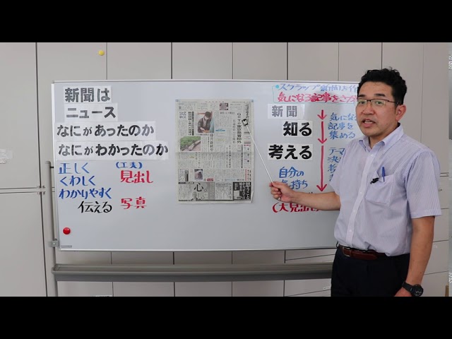 スクラップ新聞の作り方・①前編 - YouTube