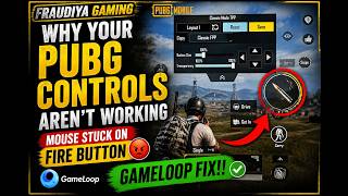 How to Fix Mouse Stuck on Fire Button in Gameloop (PUBG Mobile)!!