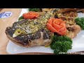 Vietnam Food - Red Tail Catfish Amazon with passion fruit sauce Seafood Vietnam