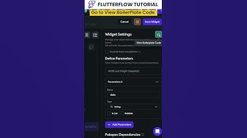 How to Create Custom Widget in FlutterFlow?