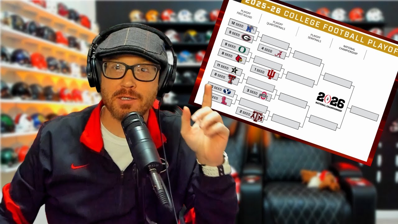UPDATED COLLEGE FOOTBALL PLAYOFF PREDICTIONS - YouTube