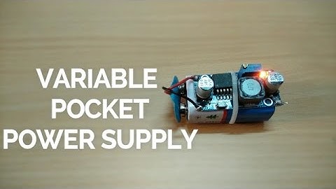 Variable pocket power supply