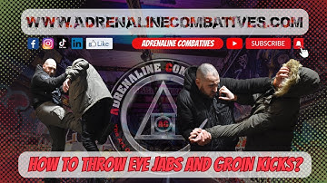 How to throw Eye Jabs and Groin Kicks - JKD Principles - Adrenaline Combatives - Julien Masson