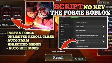 HOW TO REROLL RACE THE FORGE | THE FORGE SCRIPT | SCRIPT SPINS RACE THE FORGE | THE FORGE GUIDE |