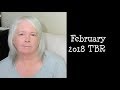 February 2018 TBR