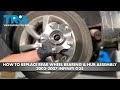 How to Replace Rear Wheel Bearing  Hub Assembly 2003-2007 Infiniti G35