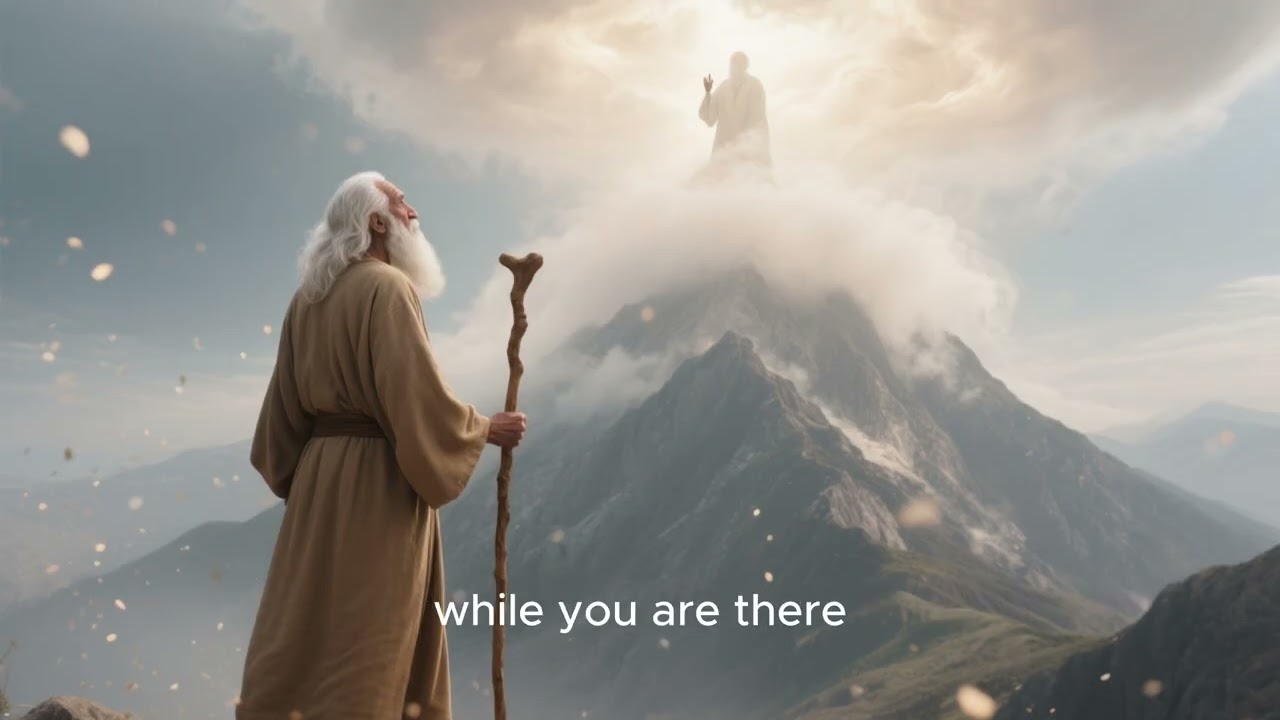 Библия - Ветхий Завет - Исход - Глава 24 - Утверждение Завета | Моисей на горе