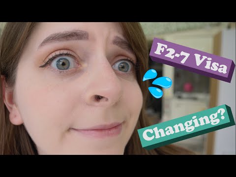 Updates to the F2-7 visa for 2020.