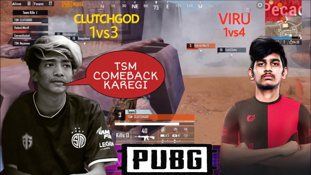 🥵 CLUTCHGOD 1vs3 | VIRU IMPOSSIBLE CHICKEN DINNER 🔥| STE TAPATAP 1vs3
