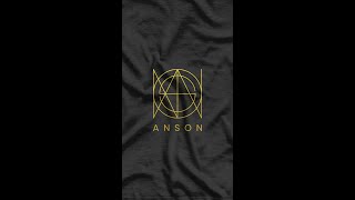 Anson Name in Geometric logo design