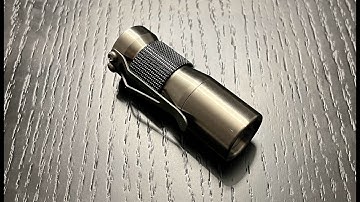 The New CWF Peanut Machined Titanium - Flashlight