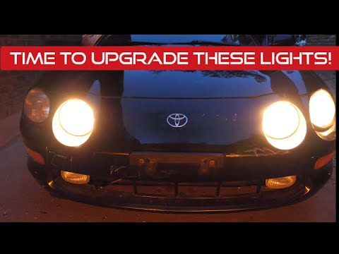 Replacing My Headlight Bulbs - (1998 Toyota Celica GT) [LED Upgrade]