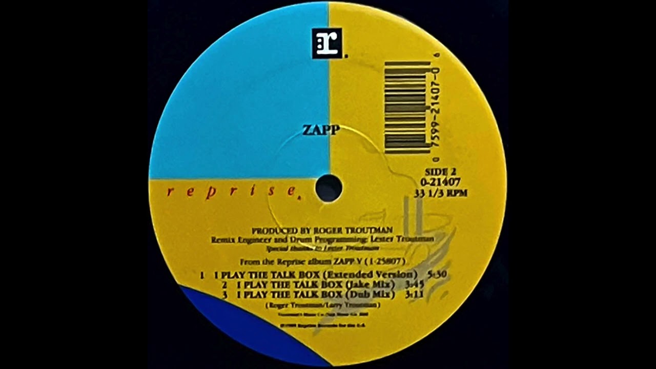 Zapp — I PLAY THE TALK BOX (Extended Version) / ZAPP (Music Video