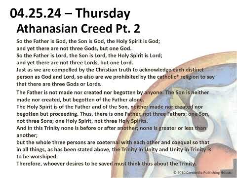 Pastor Z Devotional - Thursday, April 25, 2024