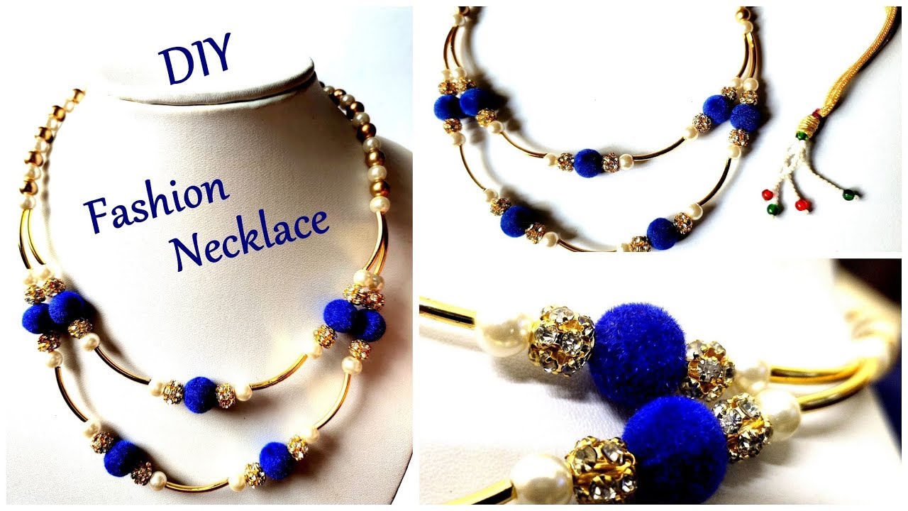 DIY Fashion Beaded Necklace How To Make Beautiful Handmade Necklace