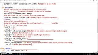 Basic Bounce Game 3 of 4 Python tkinter Graphics