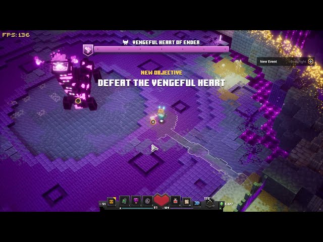 Minecraft Dungeons - Arch Illager, Heart of Ender Final Boss Fight