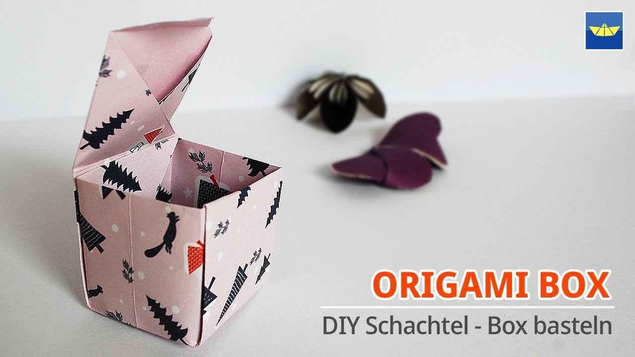 origami Box mit papier - YouTube