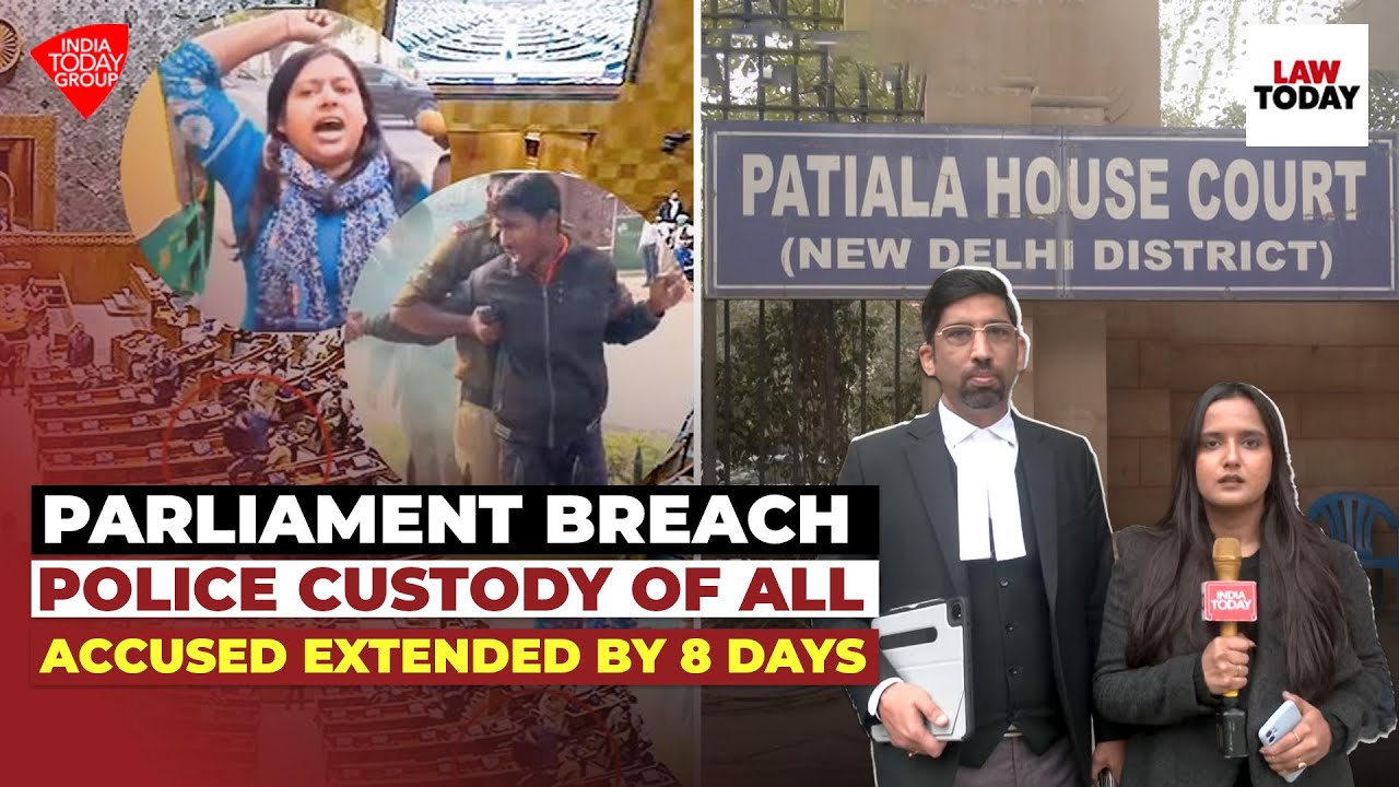 Parliament breach: Police custody of all accused extended by 8 days | Law Today