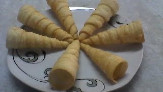 canudinho com massa de pastel caseira