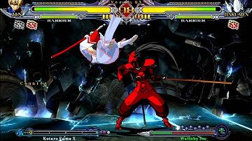 BlazBlue Continuum Shift 2: WallabyJoe (Hakumen) vs. Kotaro Fuma X (Jin)