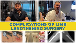 Which kind of complications can happen with Limb Lengthening Surgery?