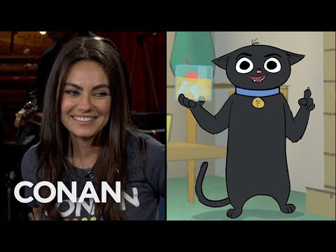 Mila Kunis Is Getting Into Cryptocurrency With "Stoner Cats" NFT - CONAN on TBS