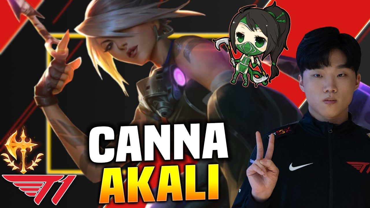 SKT T1 CANNA PICKS AKALI TOP! - SKT T1 Canna Plays Akali vs Nasus Top! | Season 2020 KR SoloQ