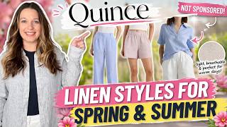 Is Quince Linen Too Good To Be True? Honest Try-On Spring 2026 Try On Haul For Women Over 40