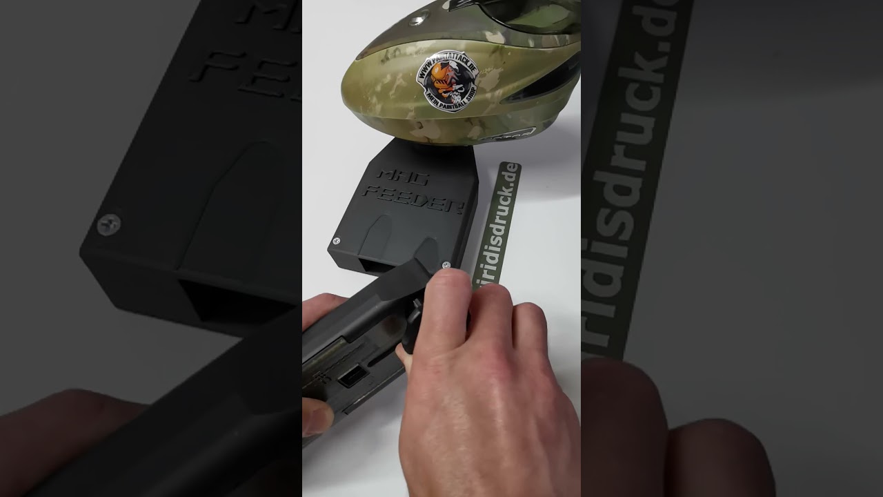 MagFeeder, Speedloader für CF20 und FID Paintball Magazine - www.viridisdruck.de