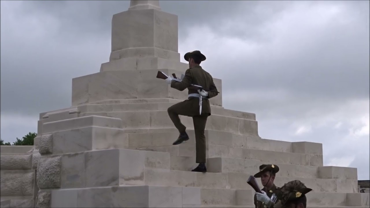 Catafalque Party ANZAC Day 25 04 2018 Tyne Cot