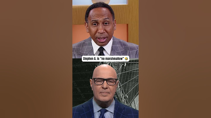 It's Stephen A.'s flu game today on First Take 😅