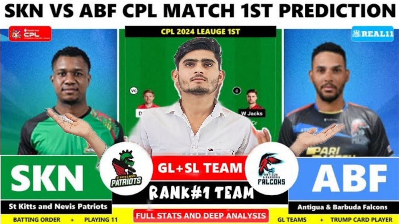 ABF vs GUY Dream11 Prediction Dream11 Team|ABF vs GUY Today Match Dream11 Team|Caribean league 2024,