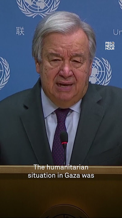 UN chief 'distressed' by Israel's Gaza siege plan