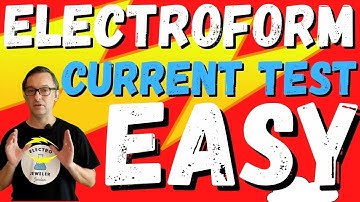 Electroform Current Test - The Best  Amperage Settings For Your Electroform Tank