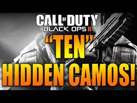 Black Ops 2 SECRET CAMOS - Animated Camos, Pack A Punch Camo & MORE - (COD BO2 Multiplayer Gameplay)