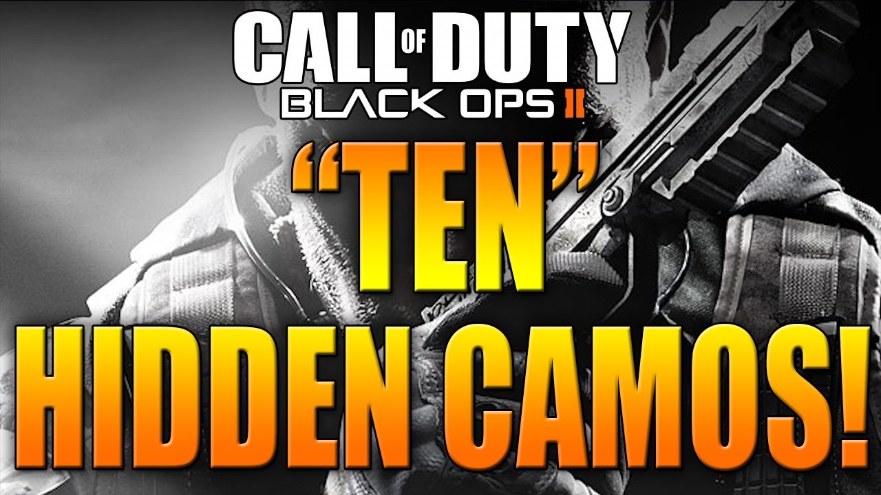 Black Ops 2 SECRET CAMOS - Animated Camos, Pack A Punch Camo & MORE - (COD BO2 Multiplayer Gameplay)