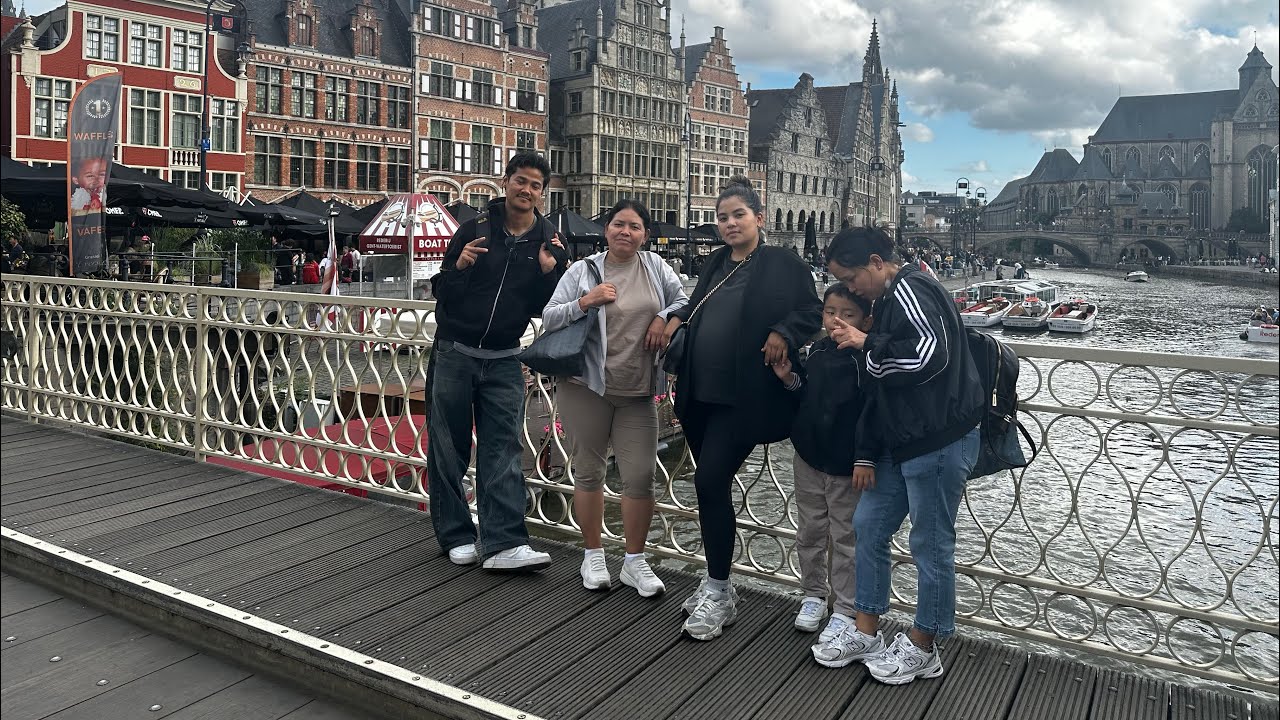 Family day out #Gent #tibetanvlogger #familygetaway #belgium #my#family #my #everything 🫶🏻