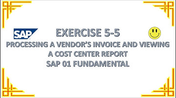 EXERCISE 5-5 PROCESSING A VENDOR