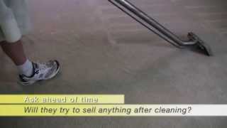 How to avoid carpet cleaning scams
