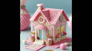 Crochet House Model #Knitted #Crochet #Knitting #Design #Crochetlove #Ideas