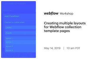 Creating multiple layouts for Webflow collection template pages
