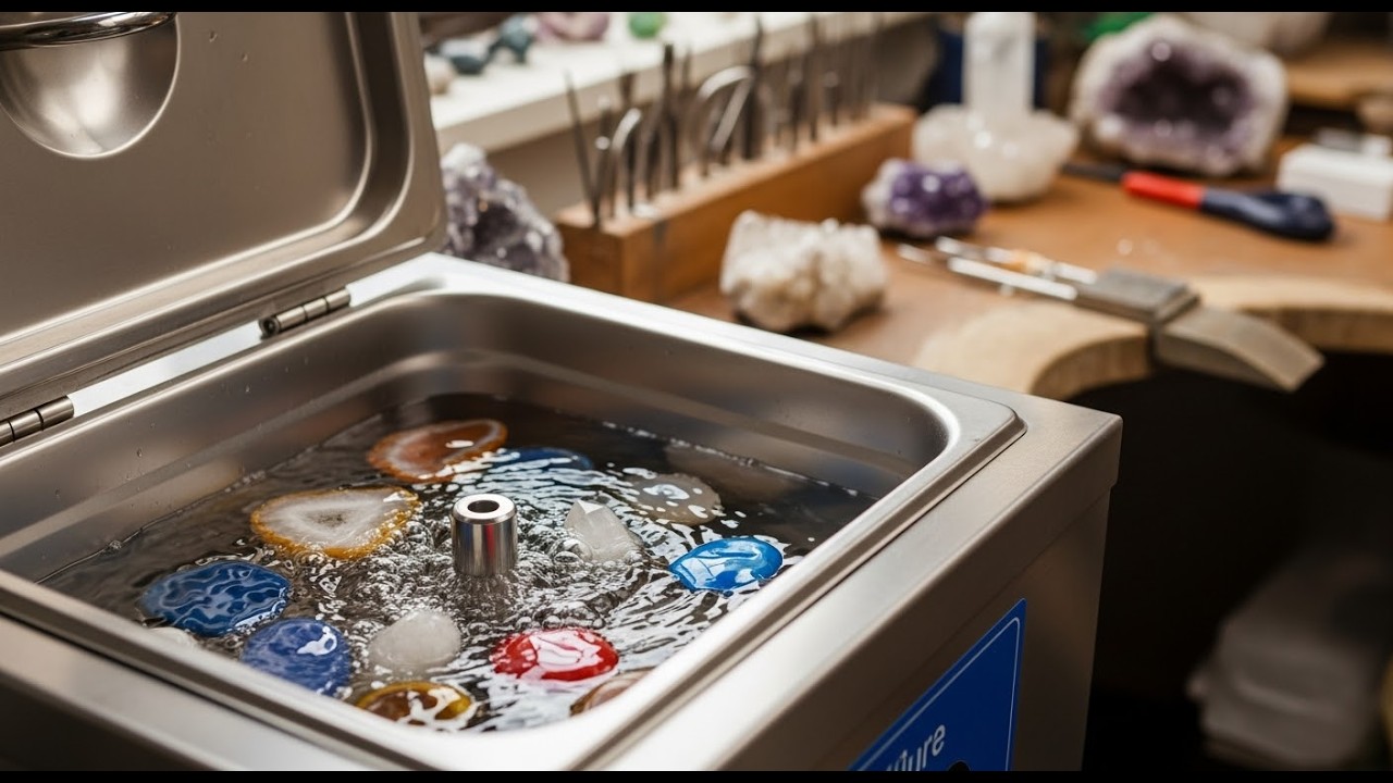 Mineralien professionell reinigen | Ultraschall erklärt für Anfänger