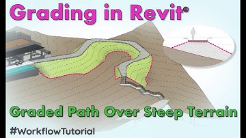 Create a Graded Path Over a Steep Terrain in Revit® | Revit Workflow for Landscape Architects
