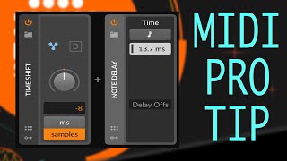 Time Shift + Note Delay = Real Time MIDI Humanization! (Bitwig Tutorial)