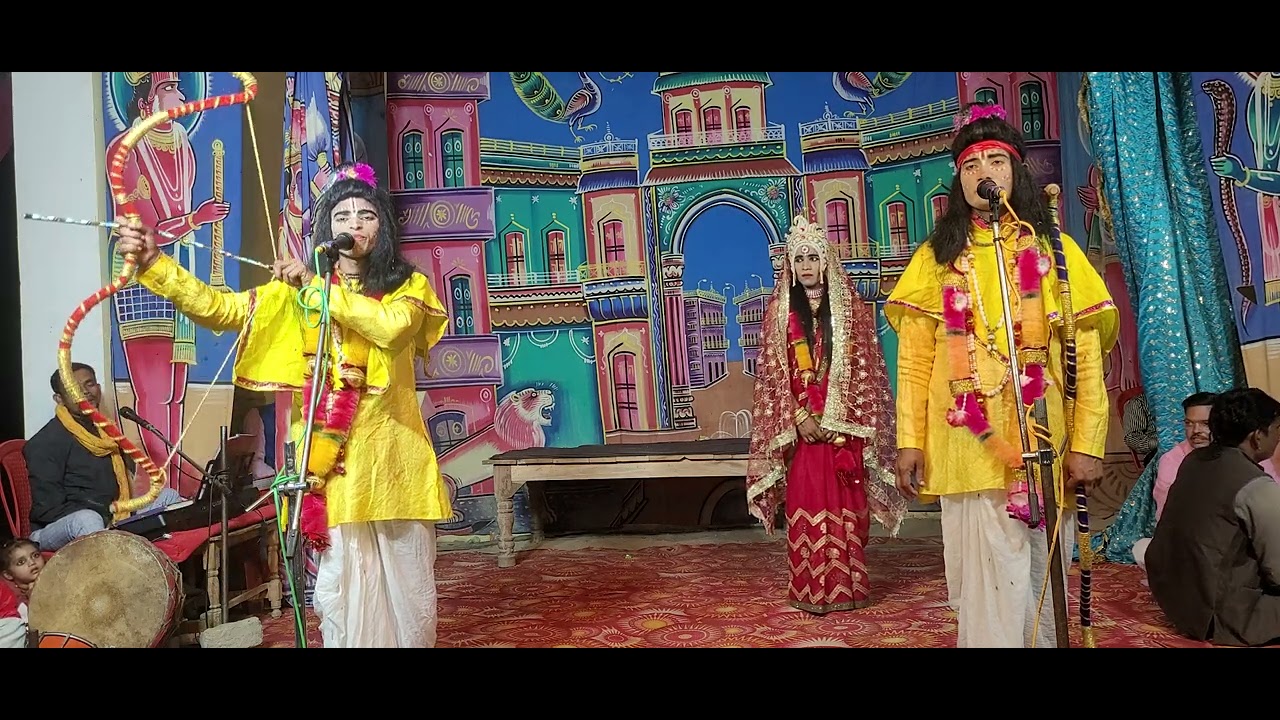 भरत मिलाप!श्री दुर्गा आदर्श रामलीला क्लब लहरा नगला श्याम @लालाराम स्टूडियो ****