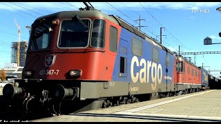 Züge in Pratteln - Transit