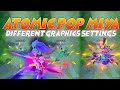 Atomic Pop Miya All Star Skin in Different Graphics Settings