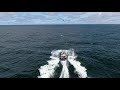 Targa 32 storming thru Baltic sea