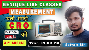 GATE 2021 I MEASUREMENT  I CRO part-04 I Live Session Time: 12 :00 PM